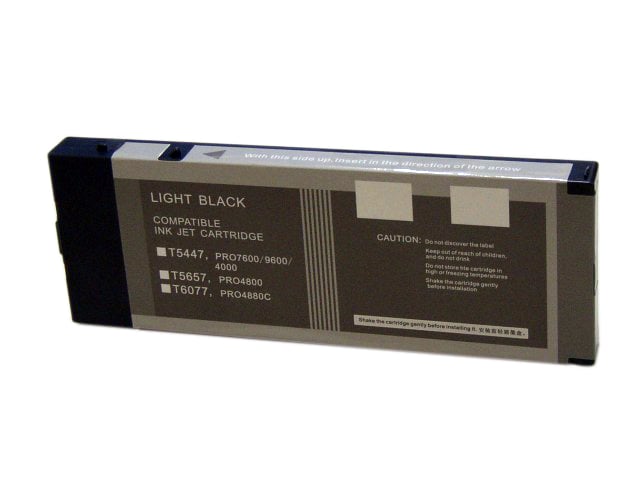 220ml Compatible Cartridge for EPSON Stylus Pro 4000, 7600, 9600 LIGHT BLACK (T5447)